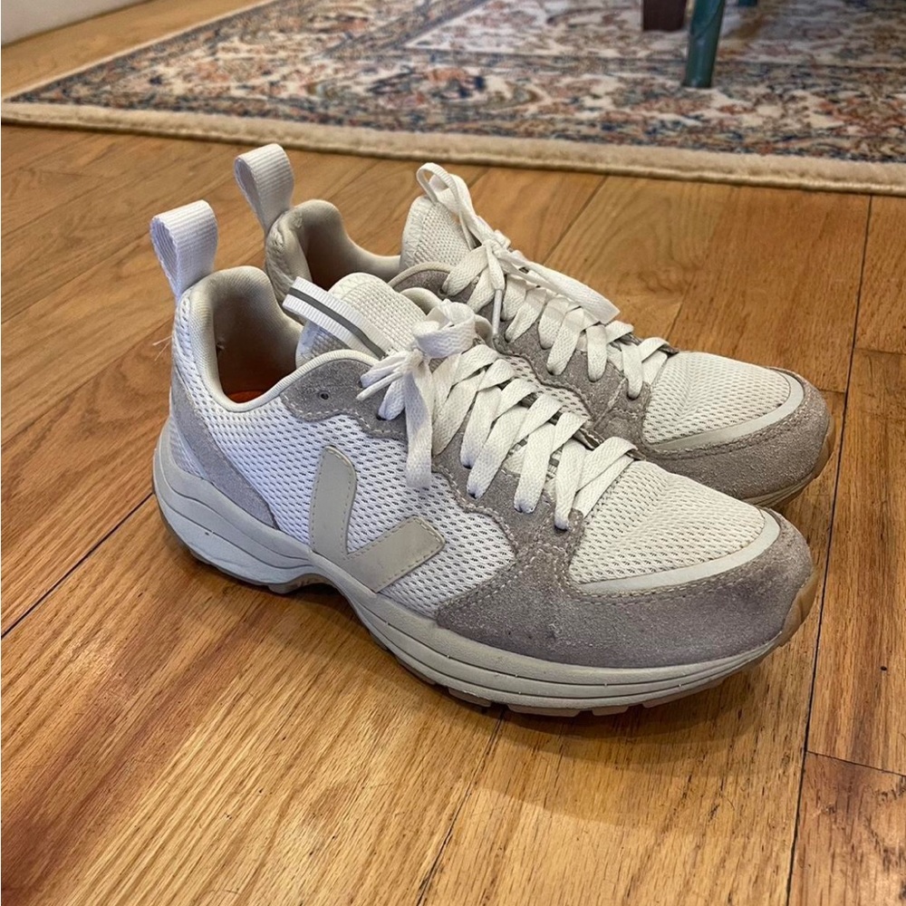Veja White and Gray Women's Sneakers